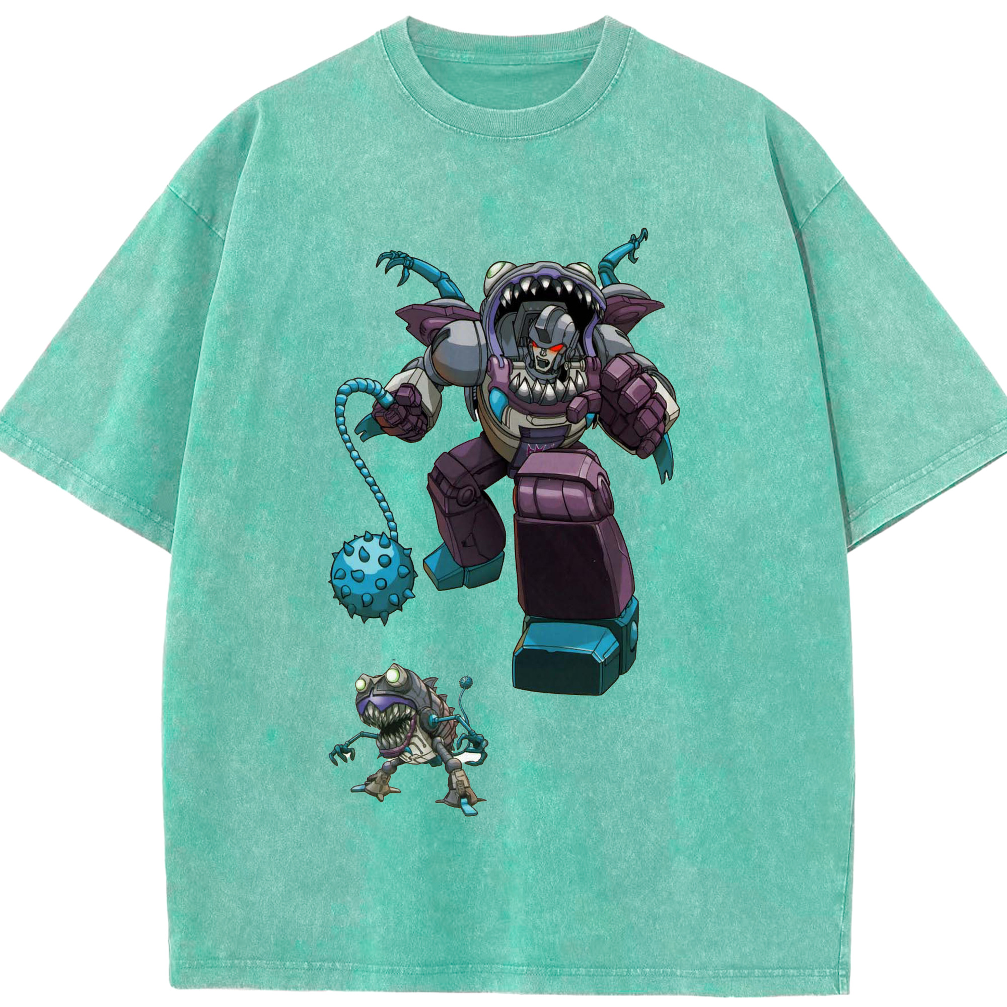 （画像用）  綿100% ヴィンテージ風 半袖Tシャツ（フロントプリント）